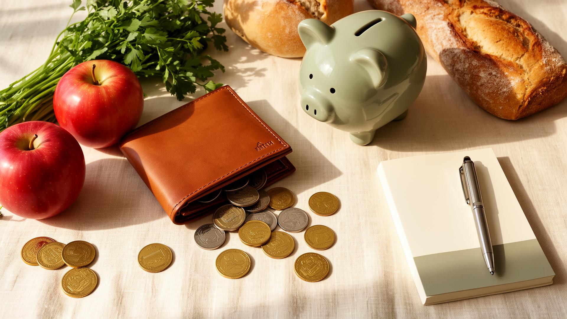 A warm flat lay of everyday savings essentials